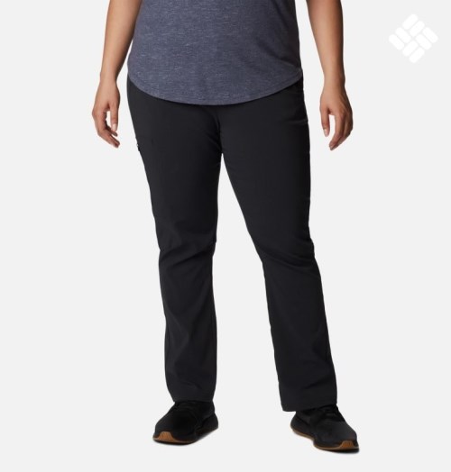 Women's Columbia On The Go Pants Black | Plus Size CA-T85CL